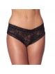 Romantic Black Open Back Briefs