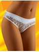 Didu White mini brief with lace.