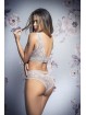 Grey Underwired lace teddy