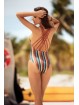 Desert Dusk Stripes One Piece Swimsuit