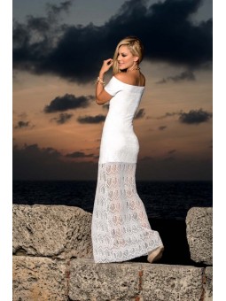 White Lace Long Dress