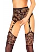 GARTER STOCKING BLACK