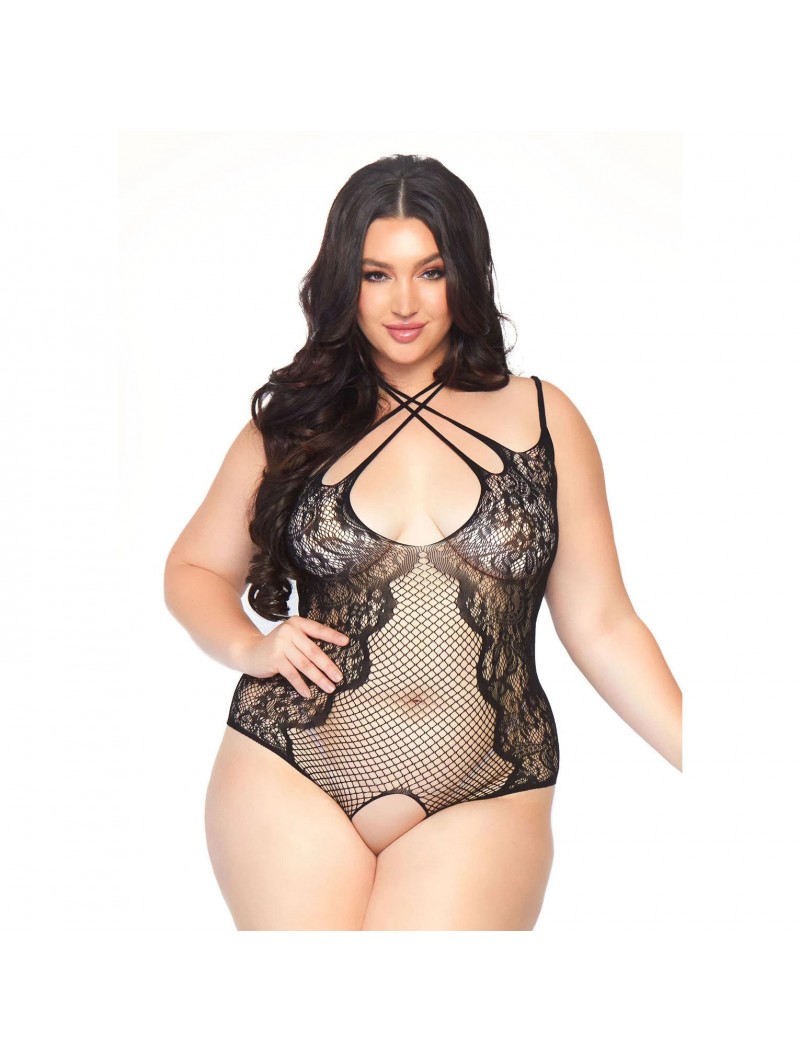 Crotchless Teddy Plus Size UK 18 to 22