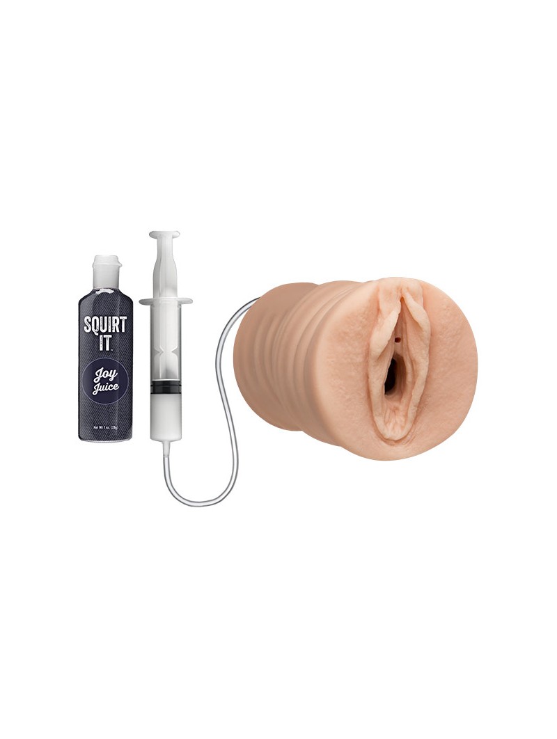Squirting Pussy Stroker with Joy Juice Vanilla