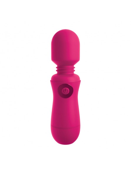 OMG Silicone Rechargeable Wand Pink