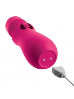 OMG Silicone Rechargeable Wand Pink