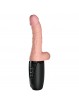 Thrusting Cock Plus Triple Threat 6.5 Inch Flesh Pink