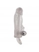 Vibrating Grande Penis Extender Black or Clear