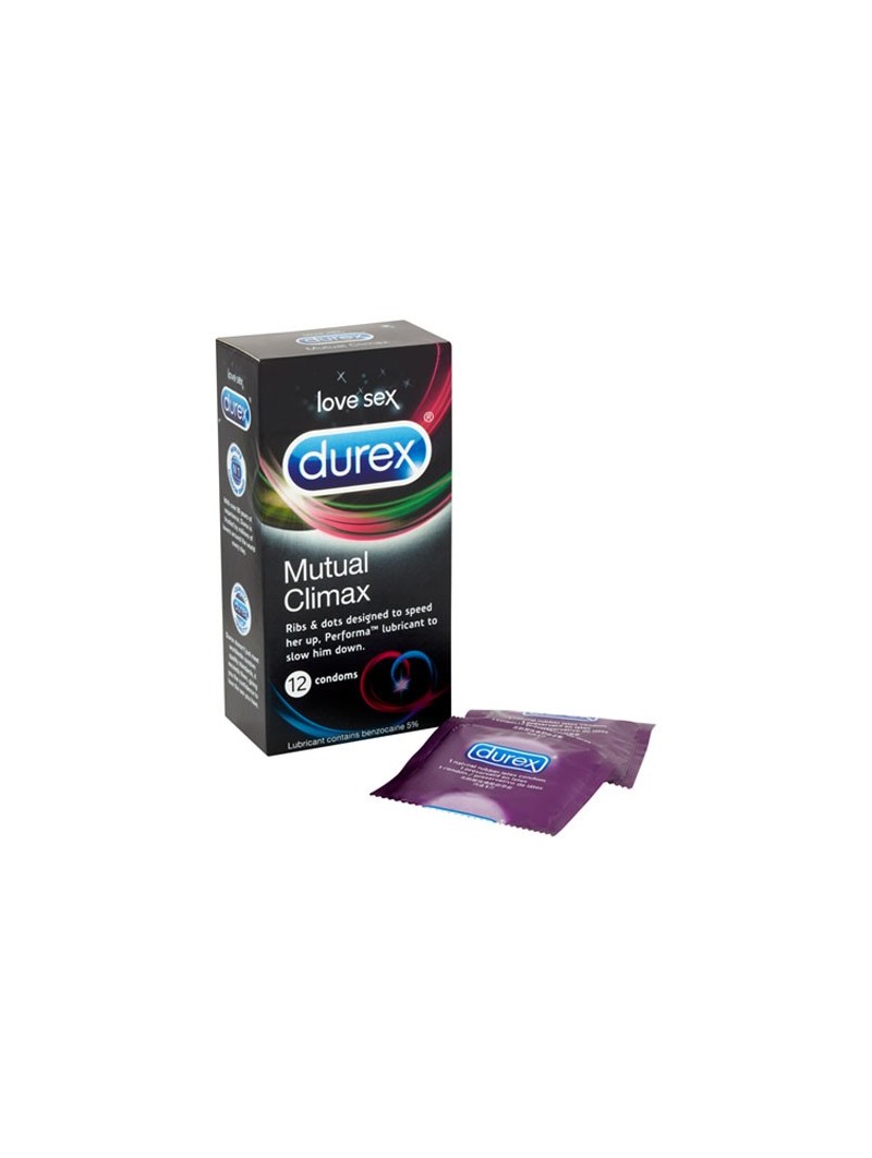 Durex Mutual Climax 12 Pack Condoms