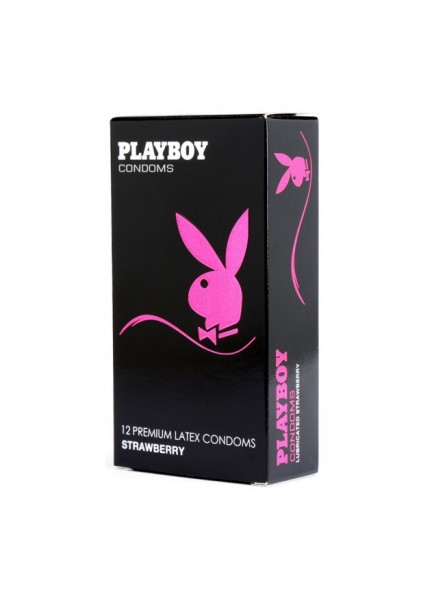 PlayBoy Strawberry Condoms 12 Pack