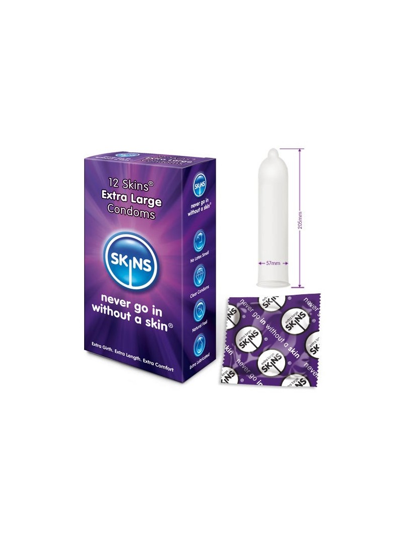 Skins Condoms Extra Large 12 Pack