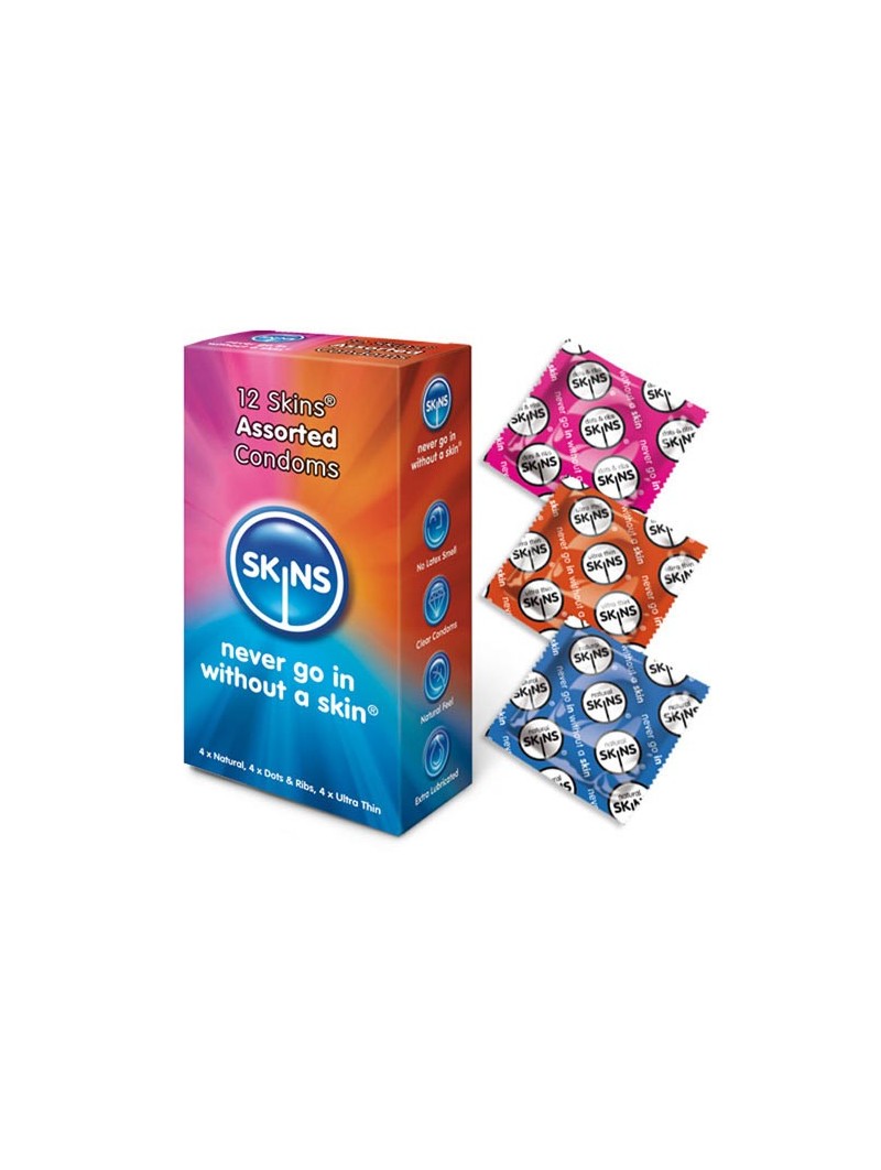 Skins Condoms Assorted 12 Pack