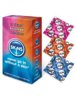 Skins Condoms Assorted 12 Pack