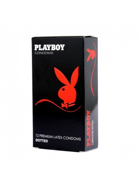 PlayBoy Dotted Condoms 12 Pack