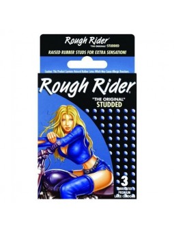 Rough Rider Studded 3 Pack Condoms