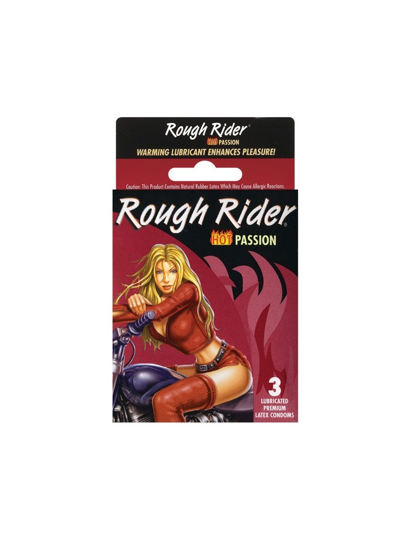 Rough Rider Hot Passion 3 Pack Condoms