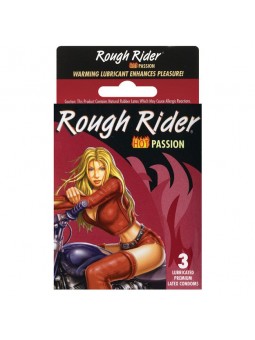 Rough Rider Hot Passion 3 Pack Condoms