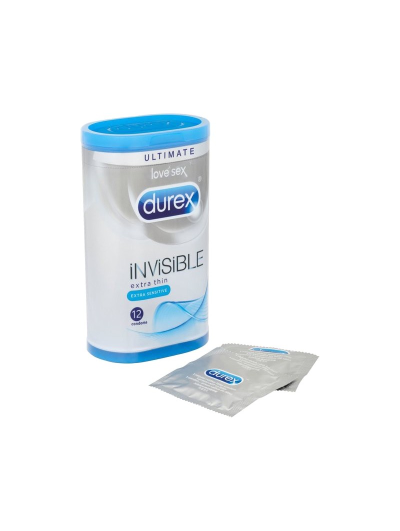 Durex Invisible Extra Sensitive 12 Pack Condoms