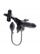 Inflatable Vibrating 6 Inch Strap-On Black