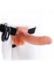 7 Inch Vibrating Hollow Strap On For Men