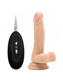 7 Inch Vibrating Realistic Cock With Scrotum