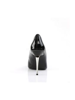 Sexy Black Shoe with Metal 4" Stiletto Heal