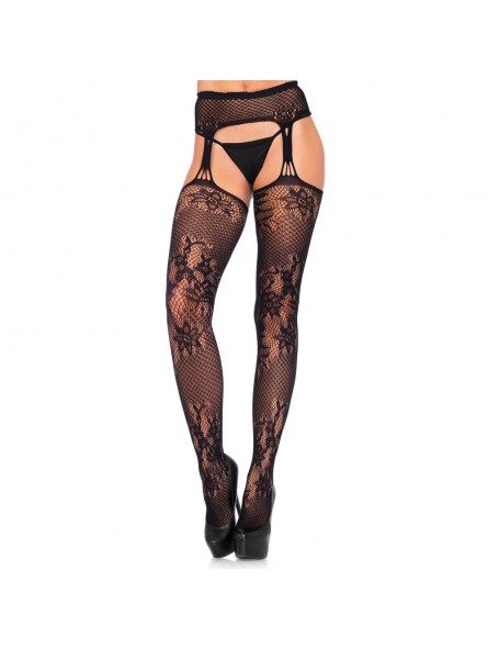 Net Garter Belt Stockings UK 8 to 14 Net Garter Belt Stockings UK 8 to 14