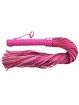 Large Pink Leather Flogger