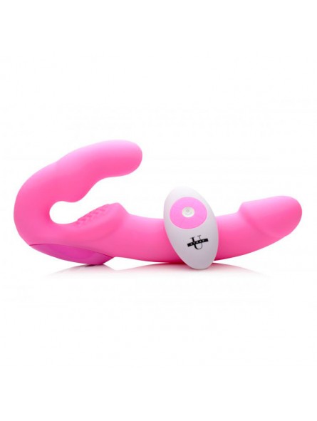 Rechargeable Vibrating Strapless Strap On