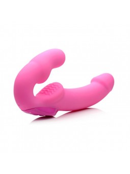 Rechargeable Vibrating Strapless Strap On