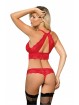 ZUZA BLACK OR RED HALF CORSET