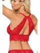 ZUZA BLACK OR RED HALF CORSET