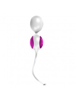 Silicone Love Balls Waterproof White And Light Violet