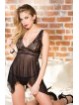 STRETCH LACE AND STRETCH MESH BABY DOLL